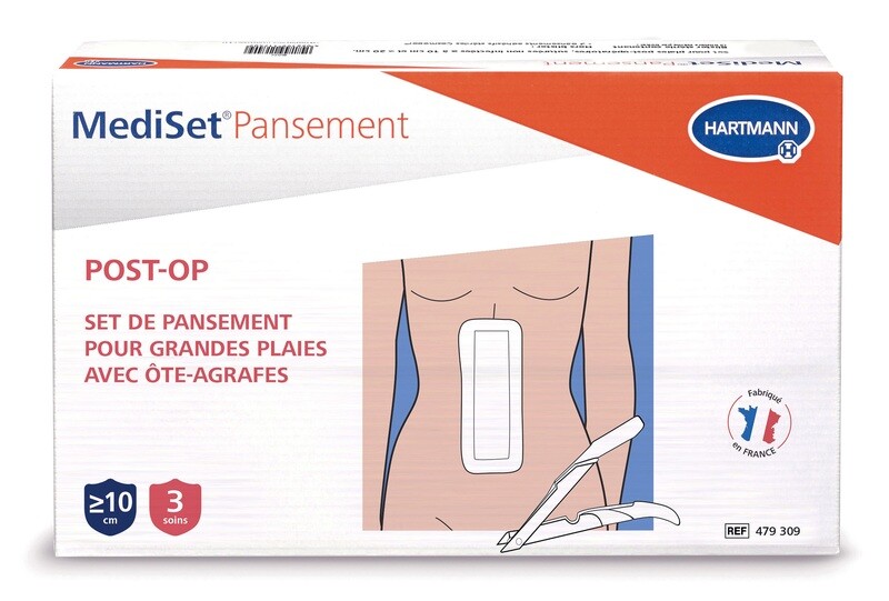 MEDISET® POST OP – GRANDES PLAIES AVEC ÔTE-AGRAFES