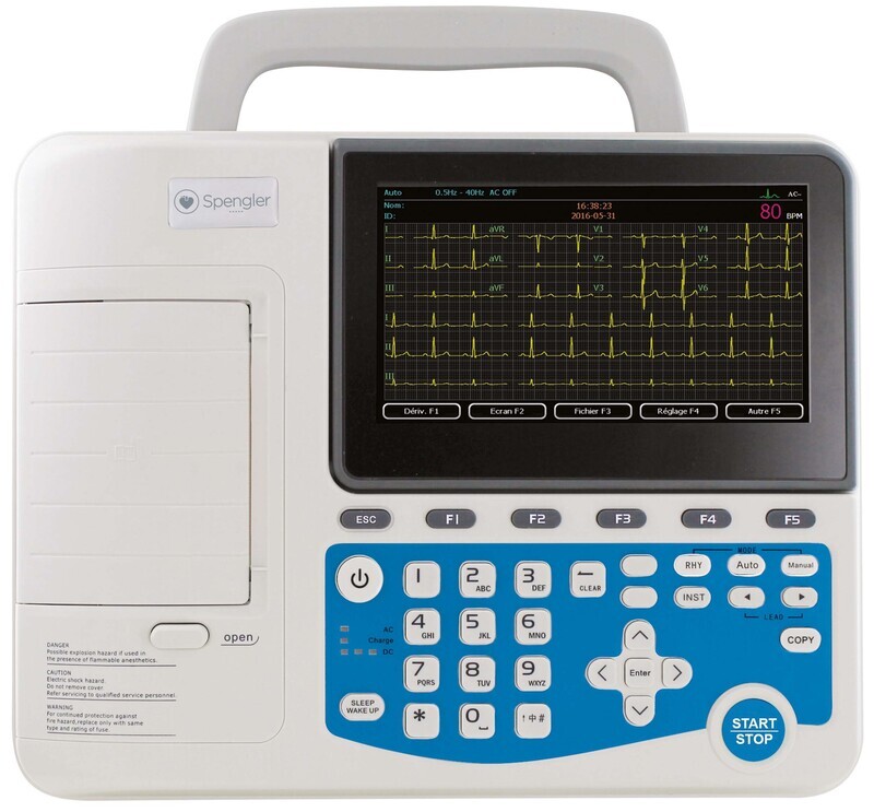 ÉLECTROCARDIOGRAPHE CARDIOMATE 3® 3 PISTES
