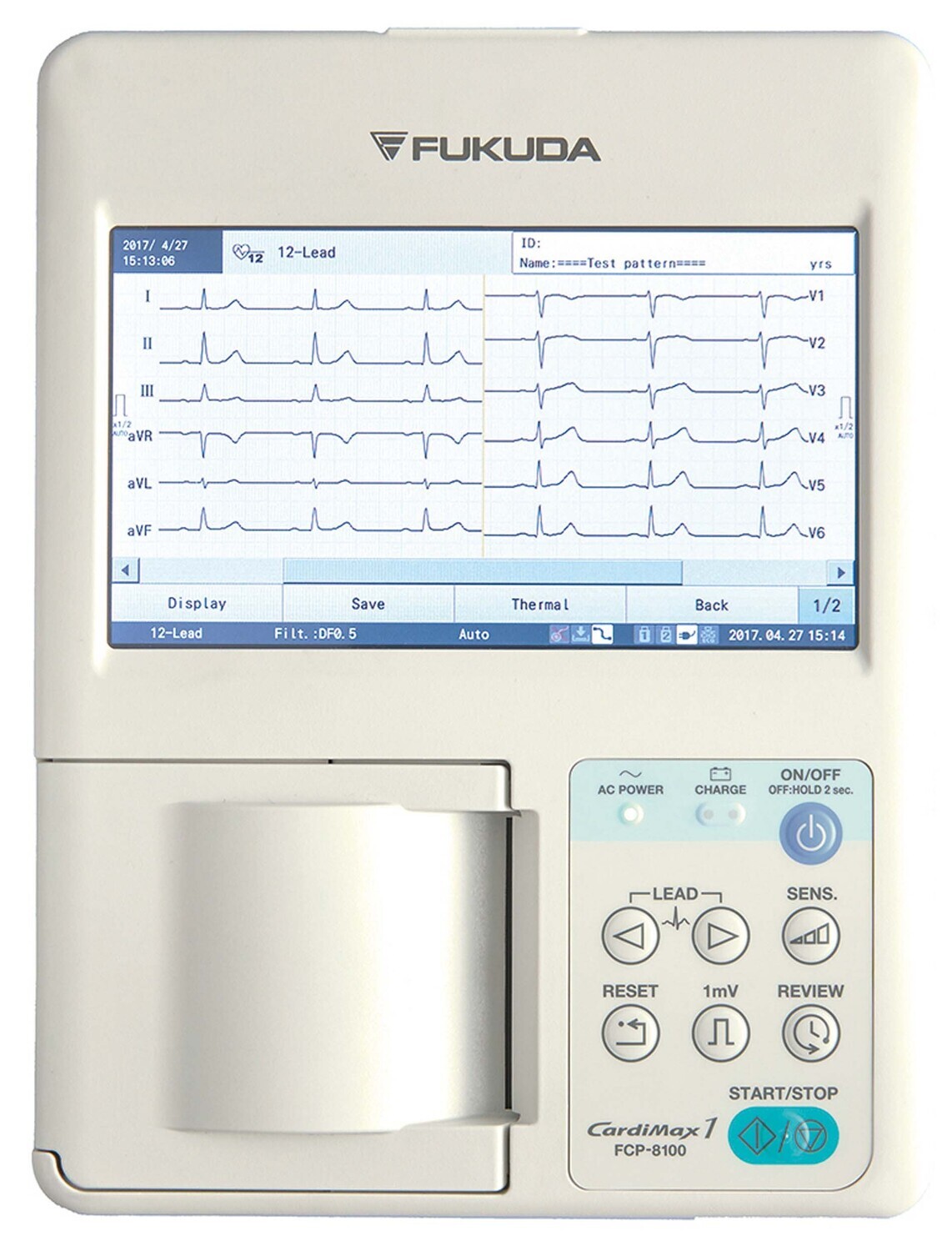 ECG PORTABLE FUKUDA FCP8100 3 PISTES