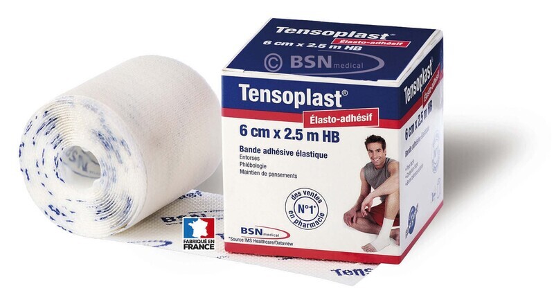 BANDE ADHÉSIVE ÉLASTIQUE TENSOPLAST® HB