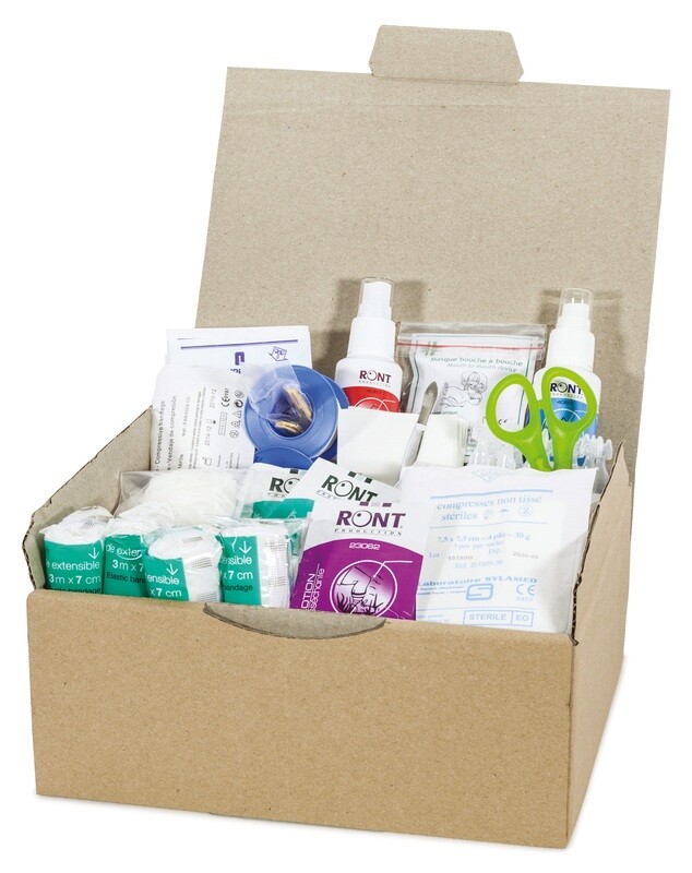 KIT RECHARGE POUR ARMOIRE À PHARMACIE 5/10 PERSONNES