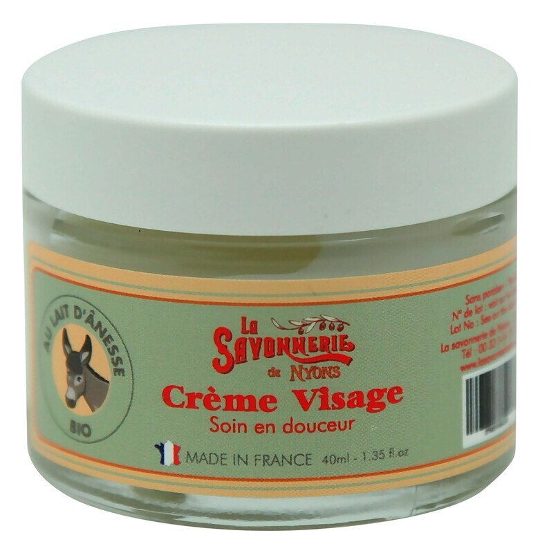 CRÈME VISAGE AU LAIT D’ÂNESSE BIO