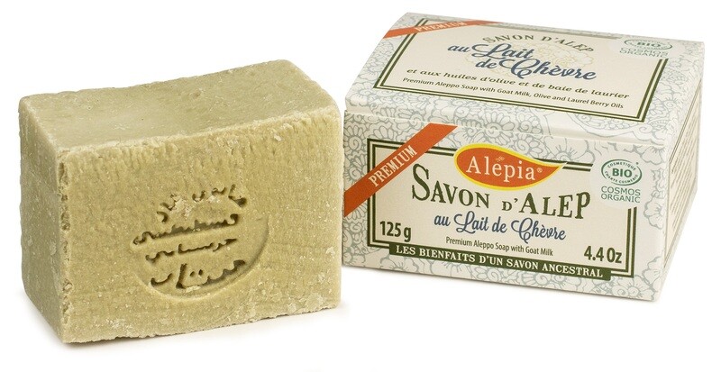 SAVON D’ALEP PREMIUM AU LAIT DE CHÈVRE