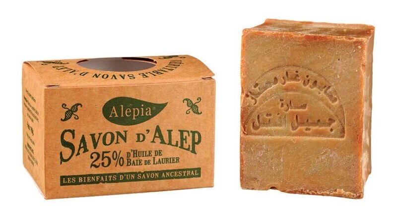 SAVON D’ALEP 25% DE BAIE DE LAURIER