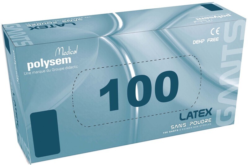 GANT D’EXAMEN LATEX NON POUDRÉ POLYSEM.MEDICAL