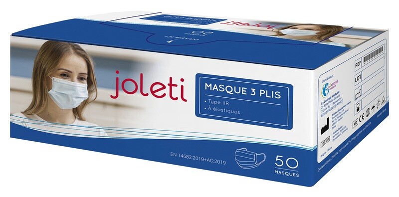 MASQUE 3 PLIS JOLETI