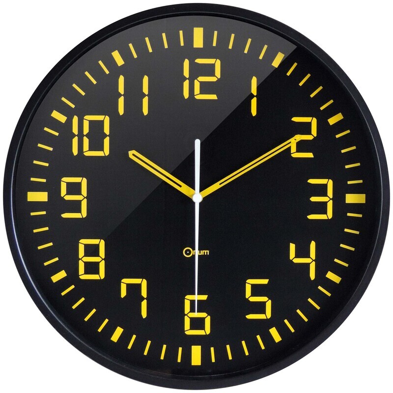 HORLOGE CONTRASTE SILENCIEUSE Ø 30 CM