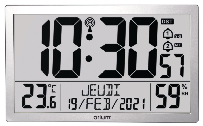 HORLOGE CALENDRIER DIGITAL GÉANT