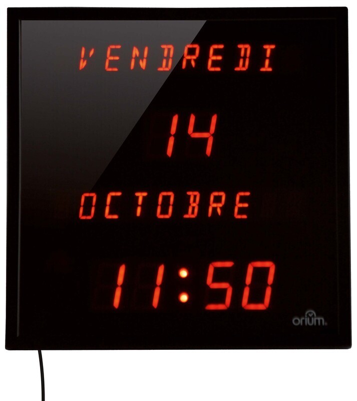 HORLOGE DIGITALE À DATE NOTICIA