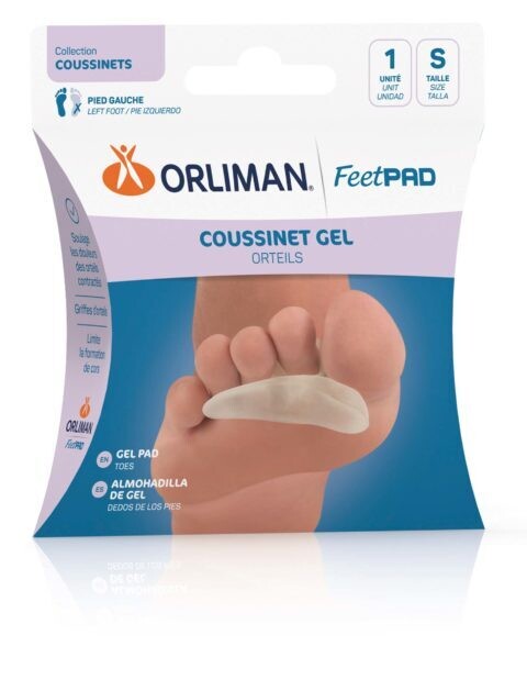 COUSSINET GEL ORTEIL ORLIMAN FEETPAD®