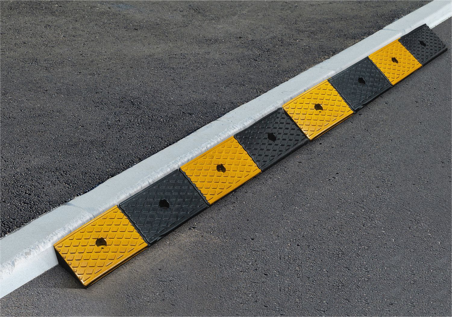 Rampe de seuil en caoutchouc de 1,5 po de hauteur