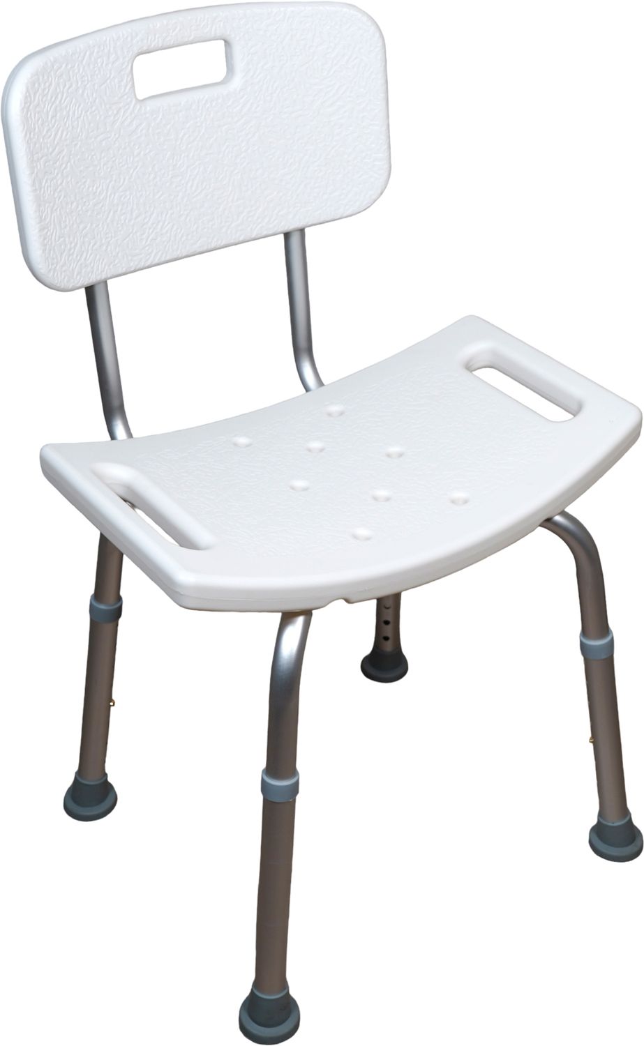 Tabouret de douche réglable avec dossier