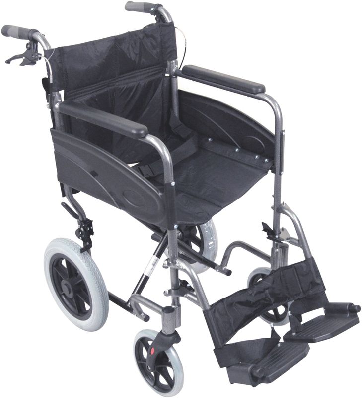Fauteuil roulant compact en aluminium de transfert