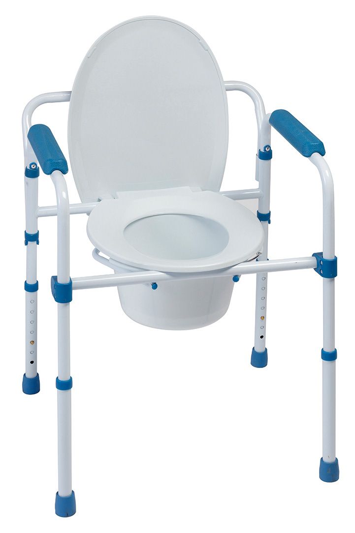 CHAISE HYGIÉNIQUE BLUE STEEL