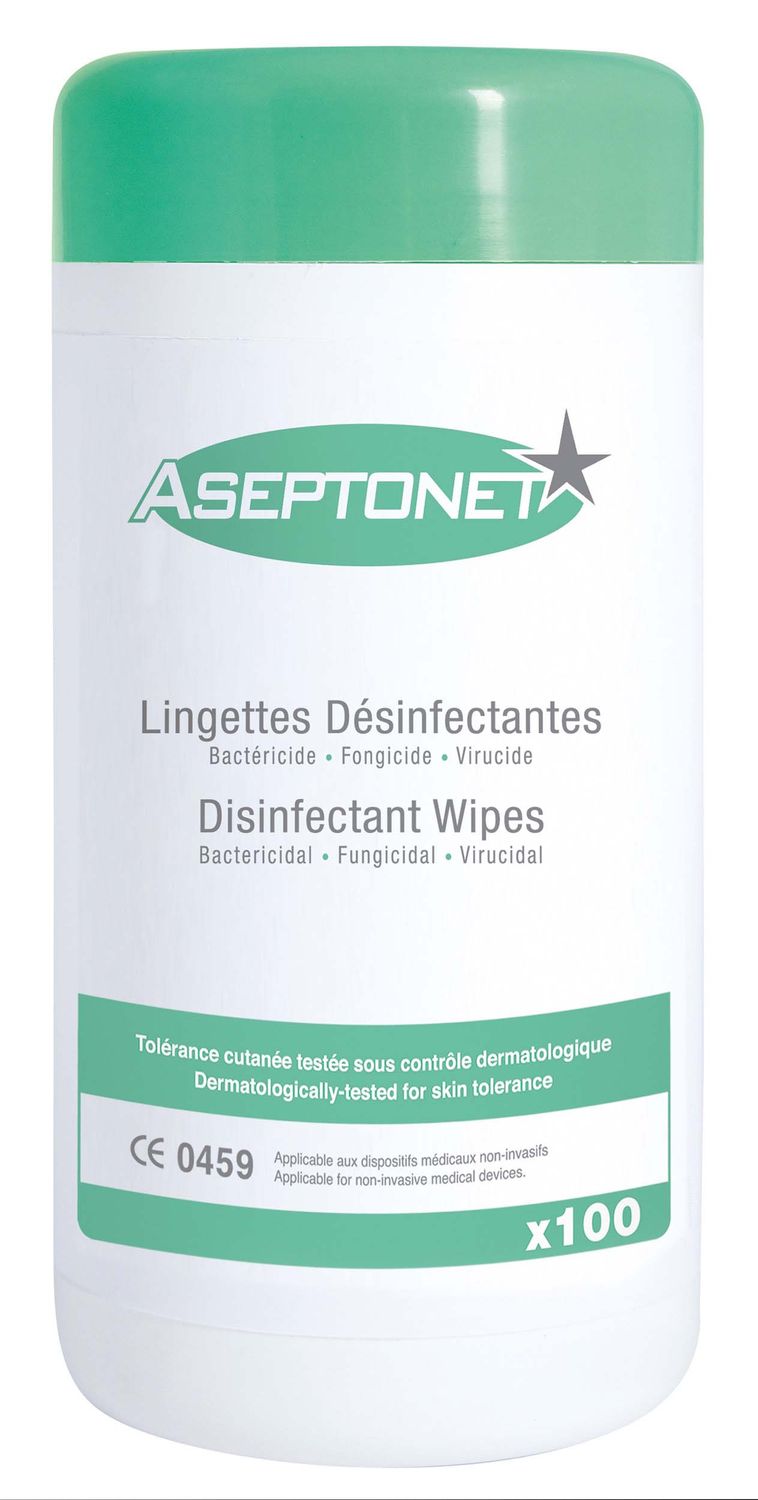 LINGETTE DÉSINFECTANTE ASEPTONET