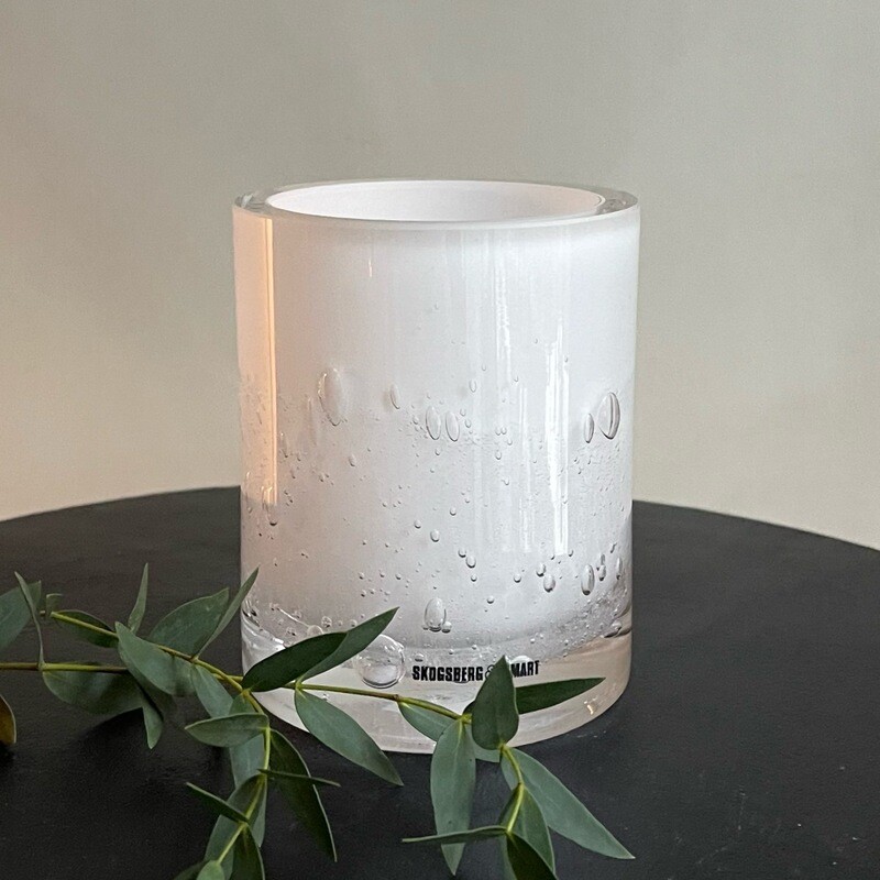 HURRICANE LAMP SODA White