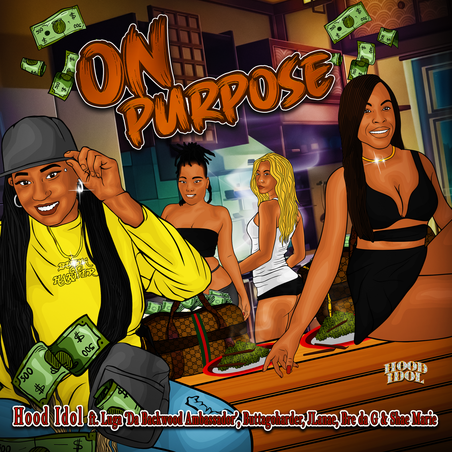 On Purpose - Lex Luga, Buttagoharder, J.lanae, Shae Marie & Bree da G-Digital Download