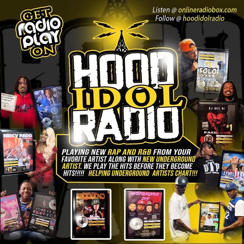 11x14 Hood Idol Radio Plaque
