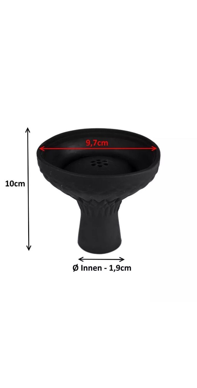 Silicone 7 Hole Shisha Hookah Head Bowl / Head