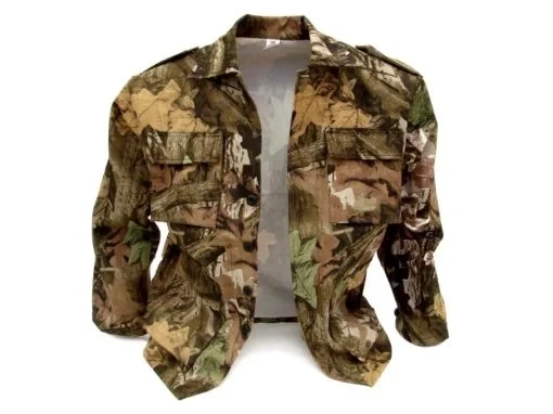 CAMISOLA COMANDO MILITAR CAMUFLAJEADA DE RAMITAS
(REALTREE O ADVANTAGE)