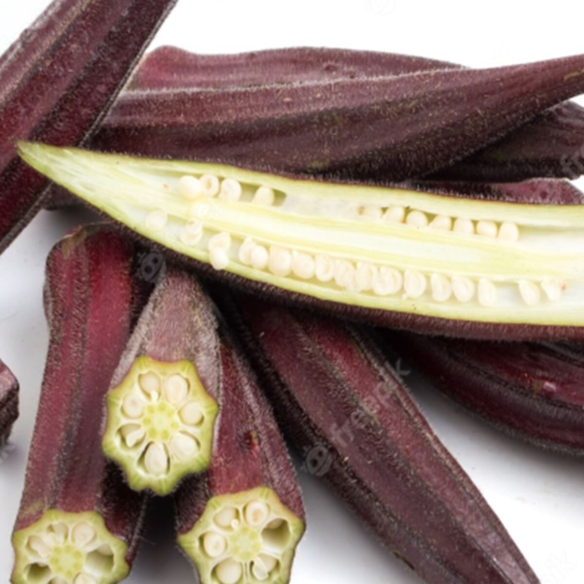 Okra - Red Seeds
