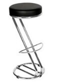 Zeta Chrome Frame Bar Stool