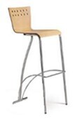 Aurora Backed Bar Stool