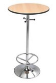 Omega Chrome Base Poseur Table