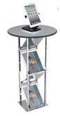 Literature Display Poseur Table