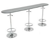 Pourshins Chrome Bar Table