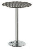 Stainless Steel Topped Bar Table