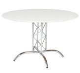 White Round Table 3&#39;9&quot;