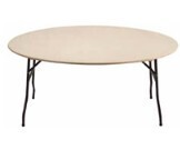 5&#39;9 Round Catering Table