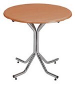 Artemis 2&#39;6 Chrome Legged Round Table