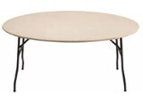 6&#39; Round Folding Table