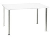 Jupiter 4&#39; Chrome Legged Rectangular Table