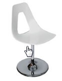 White Swivel Chair