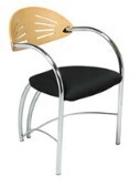 Apollo Beech Back Chrome Framed Chair