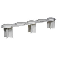 Miajay 5 Person Catwalk Bench