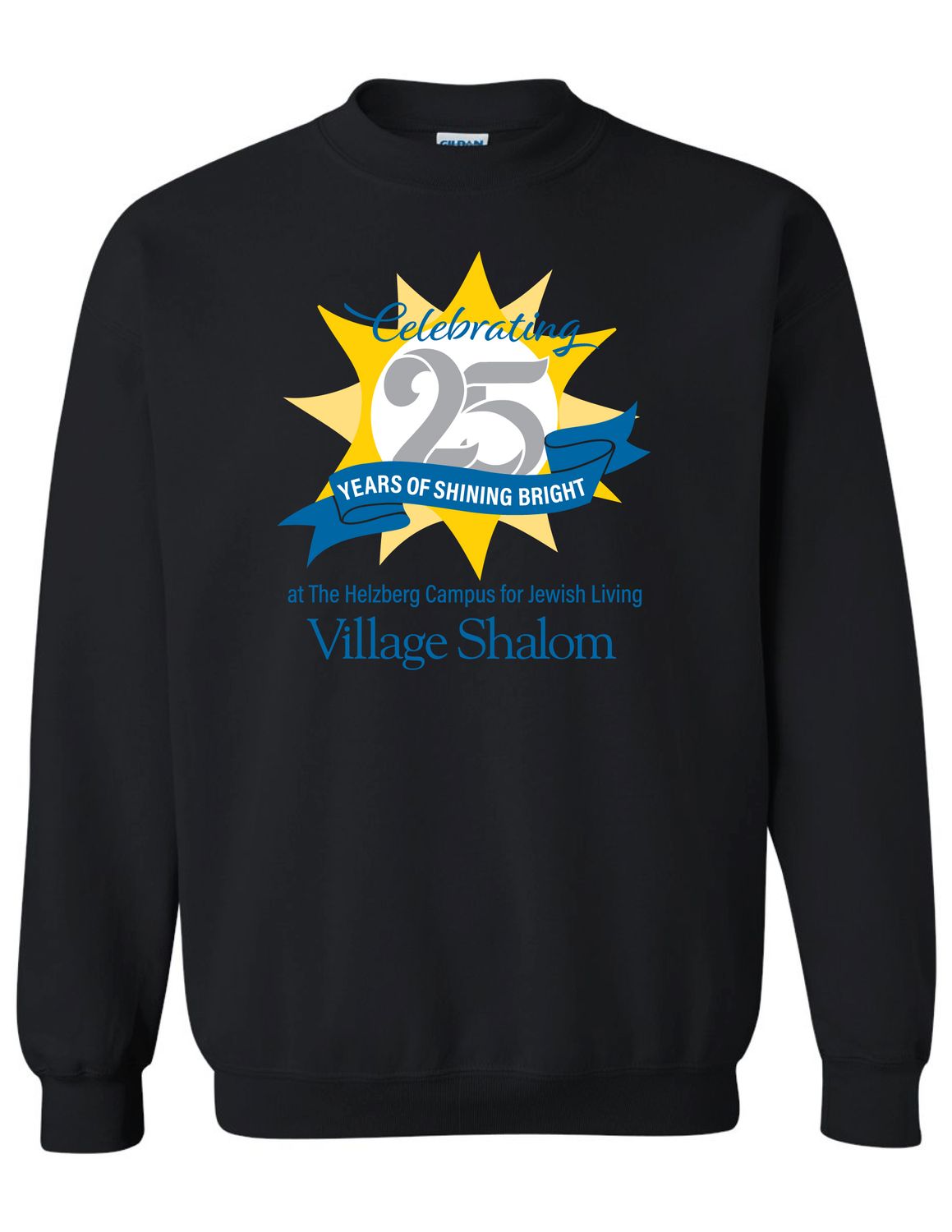 Village Shalom 25th Anniversary Crewneck Sweatshirt