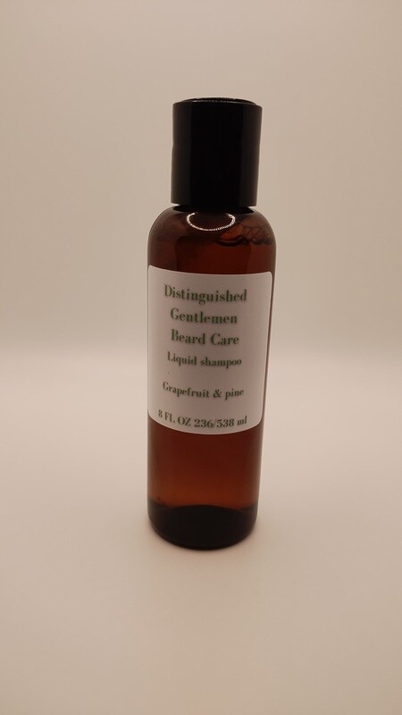 Liquid beard shampoo