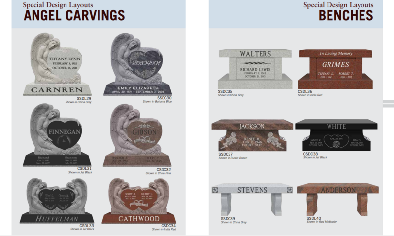 Angel carvings/Benches