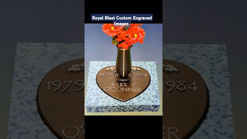 Bronze on Granite Headstones