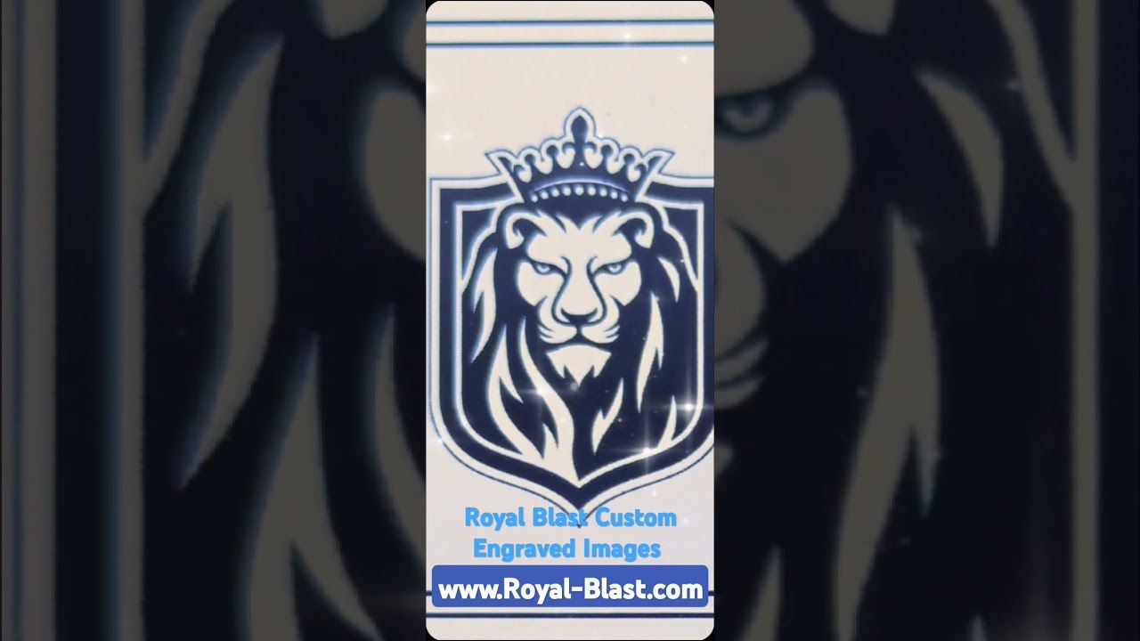 Royal Blast Custom Engraved Images offers different options in sizes, designs and shapes.