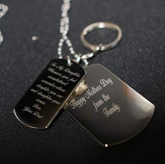 &quot; WITH THE OPTION OF NECKLACE OR KEYCHAIN, YOU CAN KEEP YOUR LOVED ONE CLOSE TO YOUR HEART,  OR SHARE A SPECIAL MOMENT WITH THAT SPECIAL PERSON  .&quot;