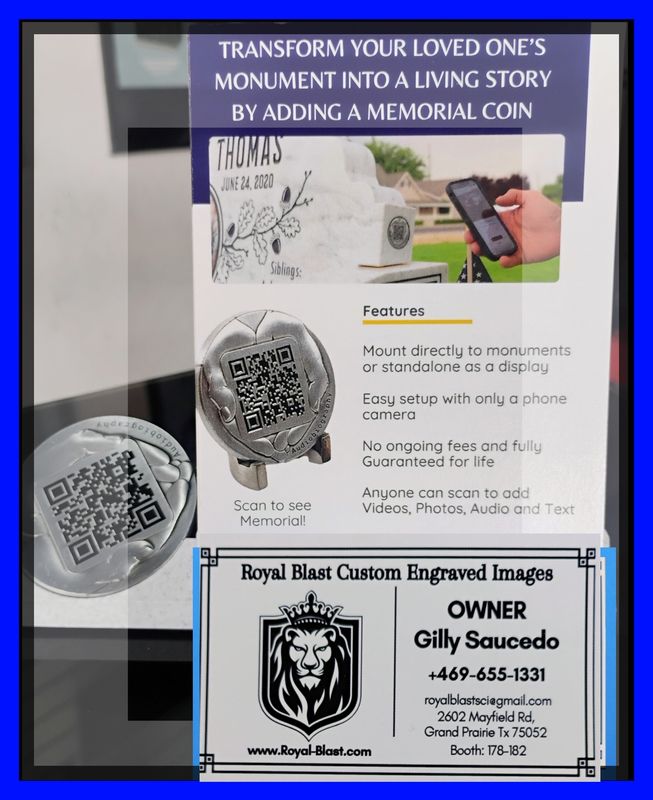 Medallion QR Code Memorial Coin.