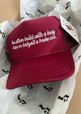 “EITHER BUILD” BURGUNDY