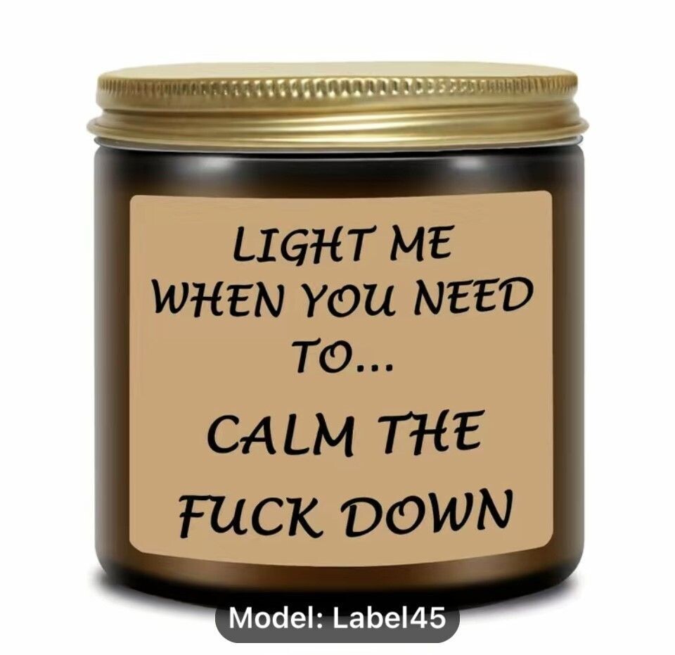 Light Me When You Need To...lavender candle