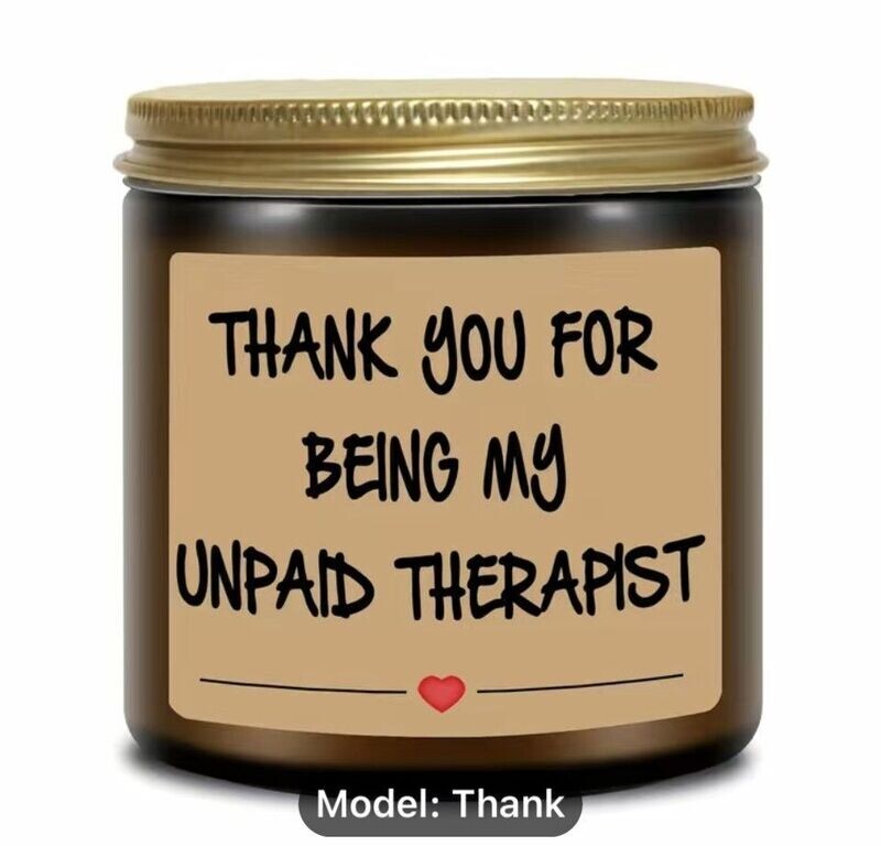 Thank You For Being My Therapist Doggie Candle Thank You For Being My Therapist Doggie Candle
