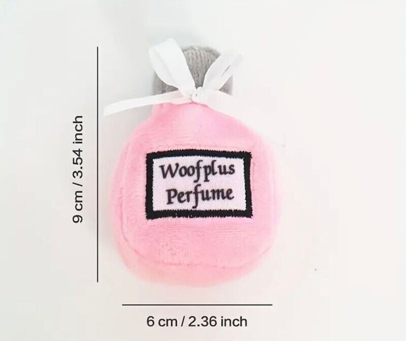 Doggie Plush Toy Perfume Bottle Pink Doggie Plush Toy Perfume Bottle Pink